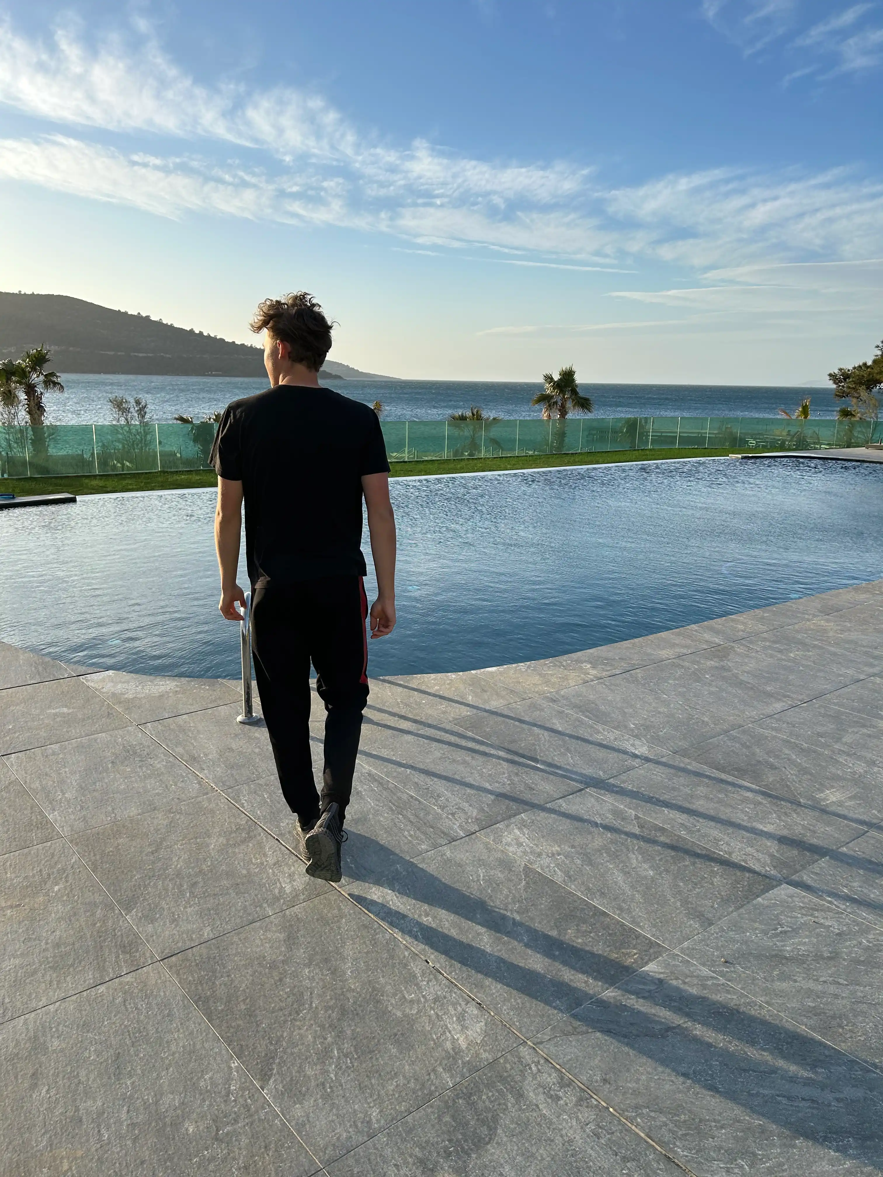 Portrait of Alex Mokrov by the ocean